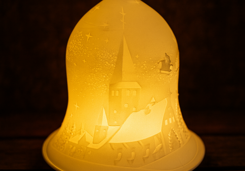 Varázslatos téli dekor: 3D nyomtatással készült litofán harang