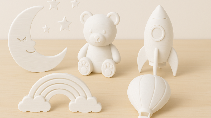 Gyerekszobai 3D dekorok – szeretettel készült ajándékok