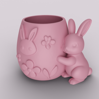 Húsvéti Nyuszi Szervező és Virágtartó