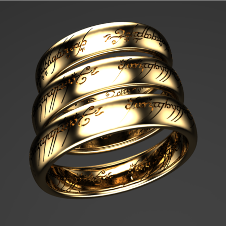 Gyűrűk Ura 3D Nyomtatott Figura