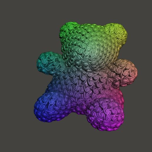 Rózsaszínű Medve Szobor