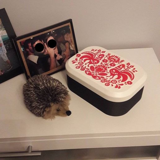 Népi motívumos ékszerdoboz