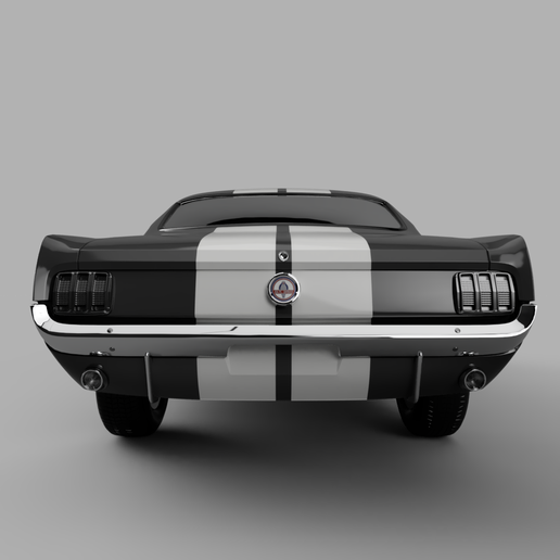 3D nyomtatott 1969 Ford Mustang 350GT modellautó