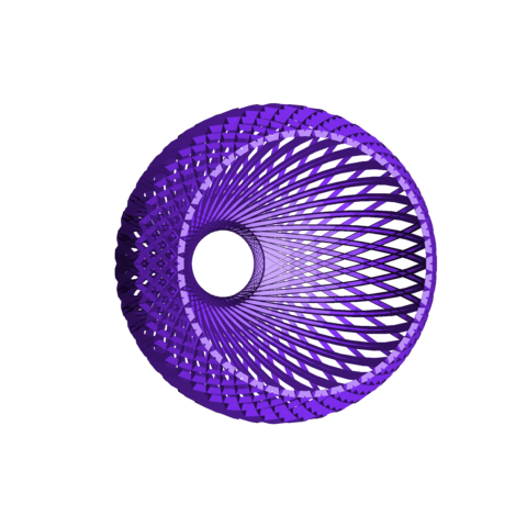 3D nyomtatott design lámpa