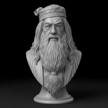 Albus Dumbledore – Bölcs Igazgató 3D Nyomtatható Mellszobor