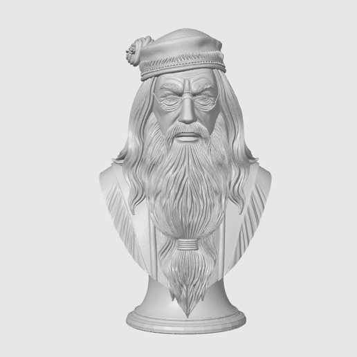 Albus Dumbledore – Bölcs Igazgató 3D Nyomtatható Mellszobor
