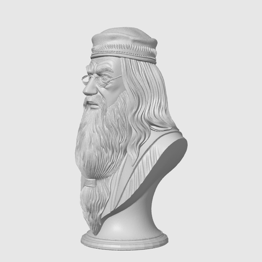 Albus Dumbledore – Bölcs Igazgató 3D Nyomtatható Mellszobor