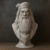 Albus Dumbledore – Bölcs Igazgató 3D Nyomtatható Mellszobor