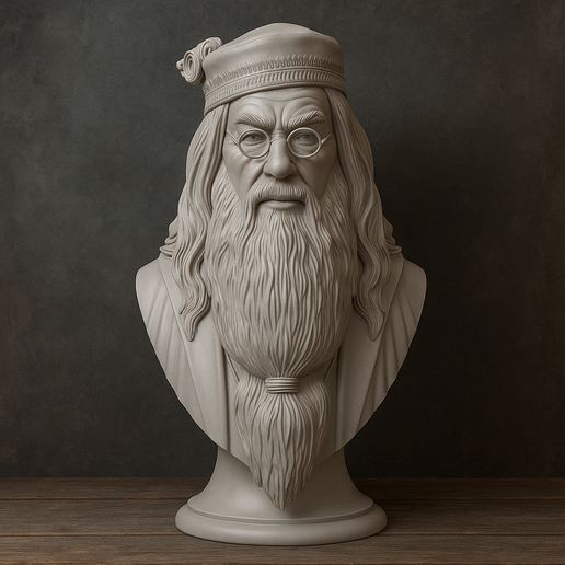 Albus Dumbledore – Bölcs Igazgató 3D Nyomtatható Mellszobor