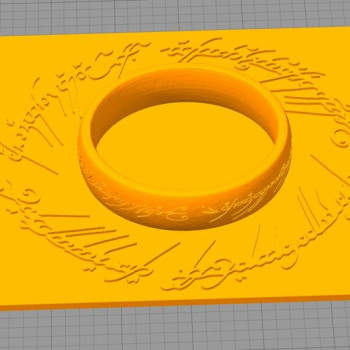 Uralkodó Gyűrű 3D Nyomtatott Modell