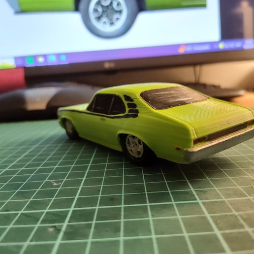 Chevrolet Chevy Nova 3D Nyomtatott Modell