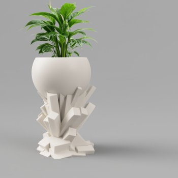 Kocka alakú virágtartó