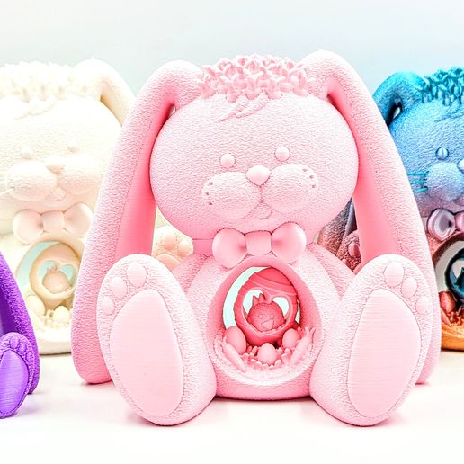 Húsvéti Nyuszi Támogatás Nélküli 3D Nyomtatásban