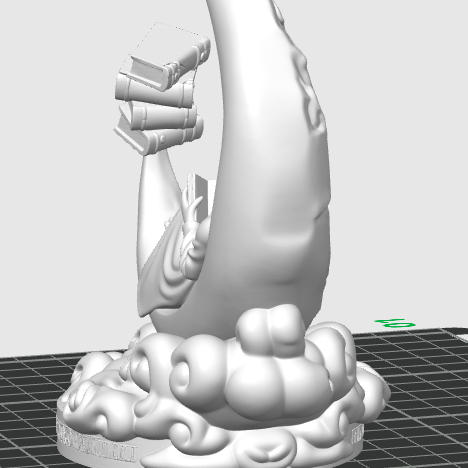 Holdfény Olvasó - Lány Könyvekkel Félholdon Szobor