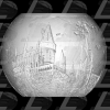Harry Potter éjjeli fény lithophane (Roxfort kastély)