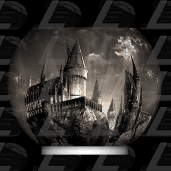 Harry Potter éjjeli fény lithophane (Roxfort kastély)