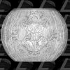 Harry Potter éjjeli fény lithophane (Roxfort kastély)