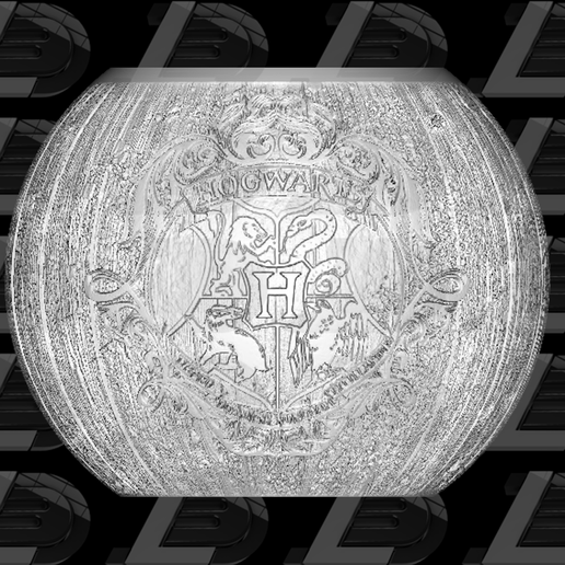 Harry Potter éjjeli fény lithophane (Roxfort kastély)