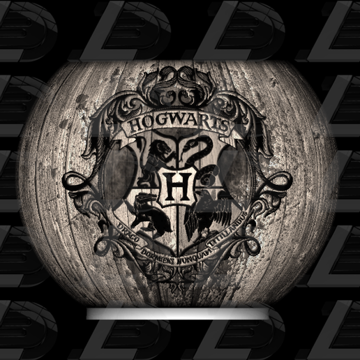 Harry Potter éjjeli fény lithophane (Roxfort kastély)