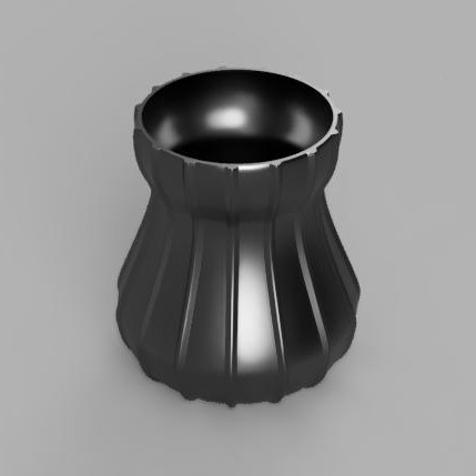 3D nyomtatott virágcserép