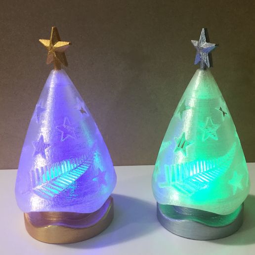 Modern stílusú karácsonyfa