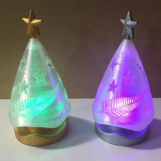 Modern stílusú karácsonyfa