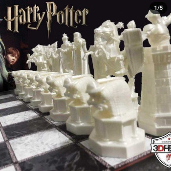 Harry Potter Varázsló Sakkfigura 3D Nyomtatáshoz