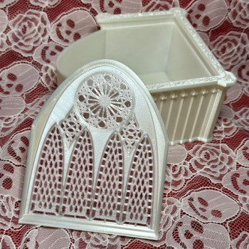 Gótikus Katedrális Ékszerdoboz