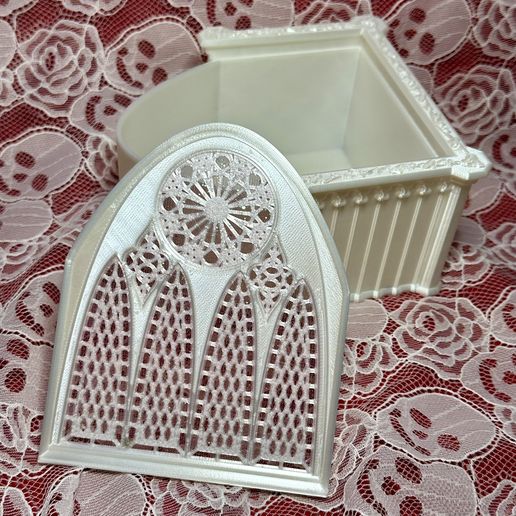 Gótikus Katedrális Ékszerdoboz