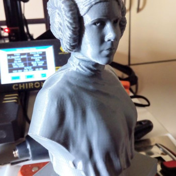 Leia hercegnő 3D nyomtatott figura