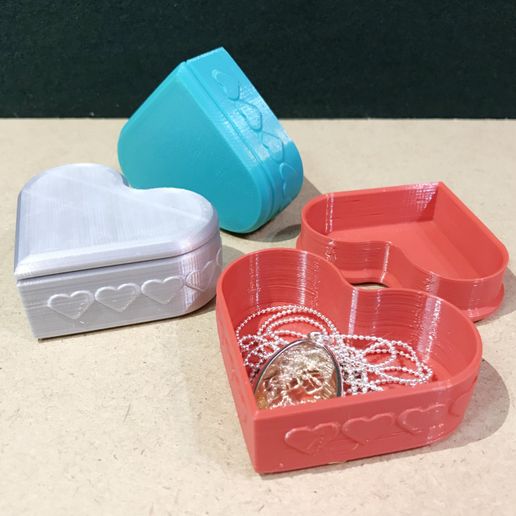 Szív Alakú Ékszerdoboz