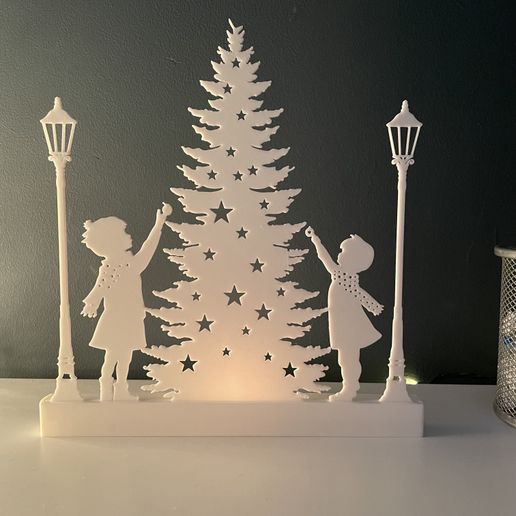 Téli Csodaország Gyertyatartó