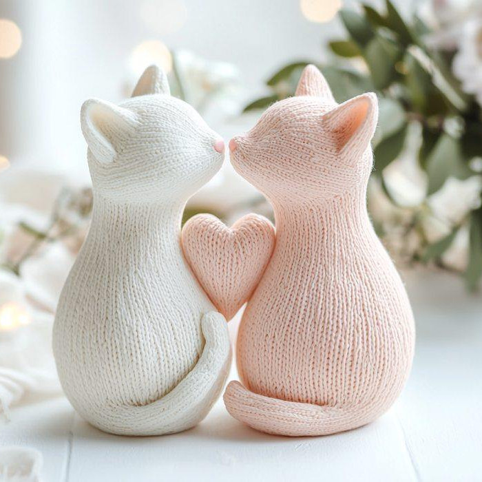 Kötött Cicák Váza – Szeretet és Dekoráció Egyben