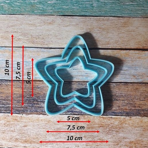 Csillag Alakú Süteménykiszúró Készlet