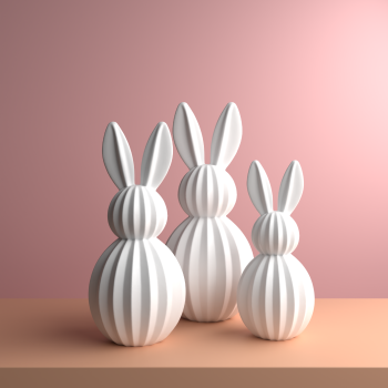 Húsvéti Nyuszi Dekoráció Szobor