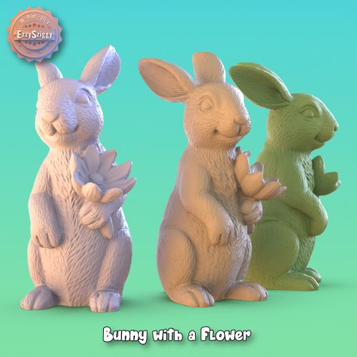 Virágos Nyuszi Dekoráció