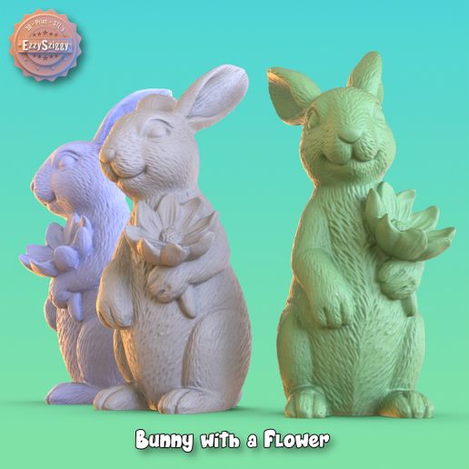 Virágos Nyuszi Dekoráció