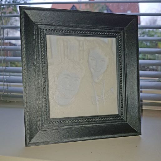 Nyitott Képkeret Lithophane Képekhez