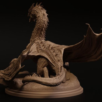 Smaug sárkány figura 3D nyomtatáshoz