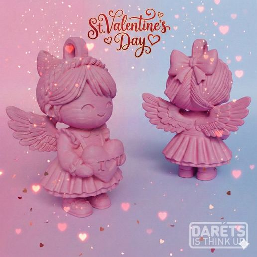 Szerelmes Hírnökök: Valentin-napi Kulcstartó Pár