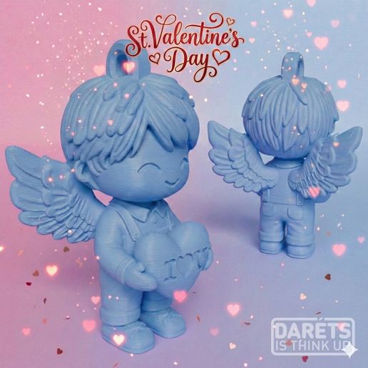 Szerelmes Hírnökök: Valentin-napi Kulcstartó Pár