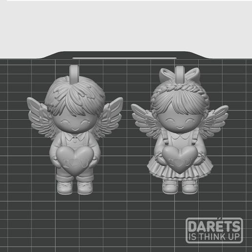 Szerelmes Hírnökök: Valentin-napi Kulcstartó Pár