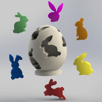 Húsvéti Tojás Rejtvény 3D Puzzle