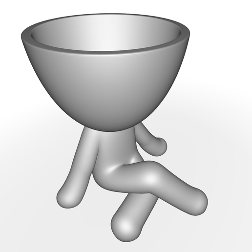 3D nyomtatott modern virágtartó