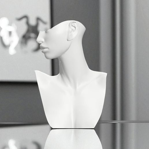 Női Mellszobor Ékszer Kiállításhoz