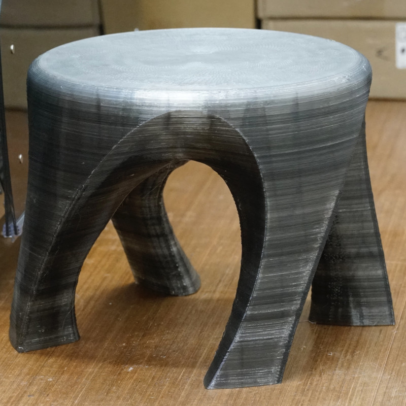 Áramvonalas Lépőszék 3D Nyomtatással