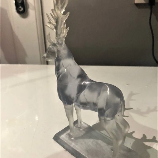 Szarvas Patronus Szobor