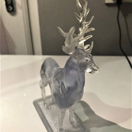 Szarvas Patronus Szobor