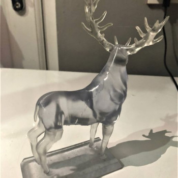 Szarvas Patronus Szobor