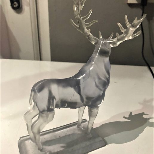 Szarvas Patronus Szobor